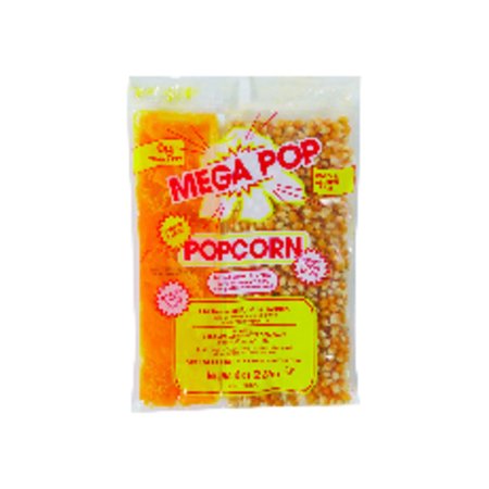 GOLD MEDAL Mega Pop Butter Corn/Oil/Salt Kits 8 oz Pouch 2836